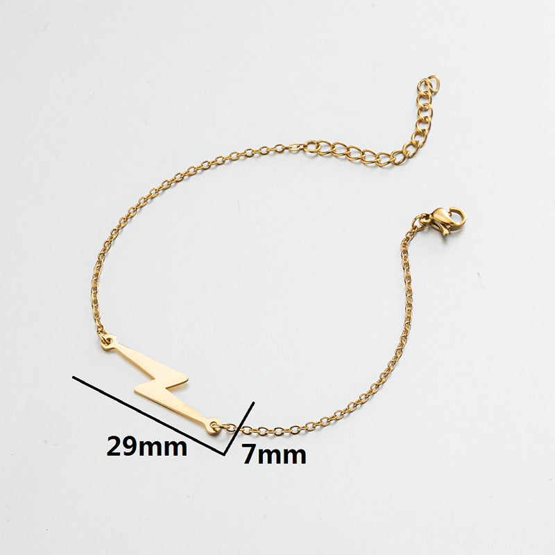 Fashion Geometry Pattern Simple Pendant Design Sense Bracelets