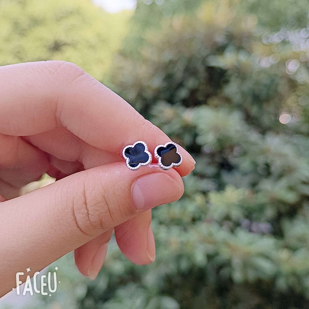 Women's Summer Ear Plastic Auricular Needle Mini Earrings