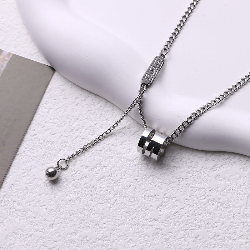 Women's & Men's & Titanium Steel Small Waist For Design High-grade Summer Necklaces