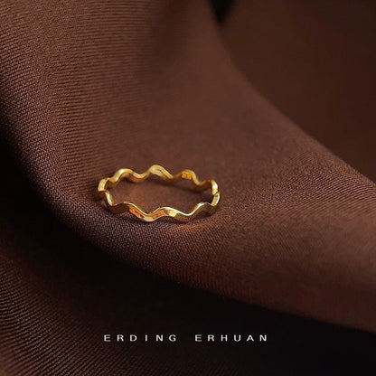 Micro Inlaid Zircon Flower Electroplating Opening Rings