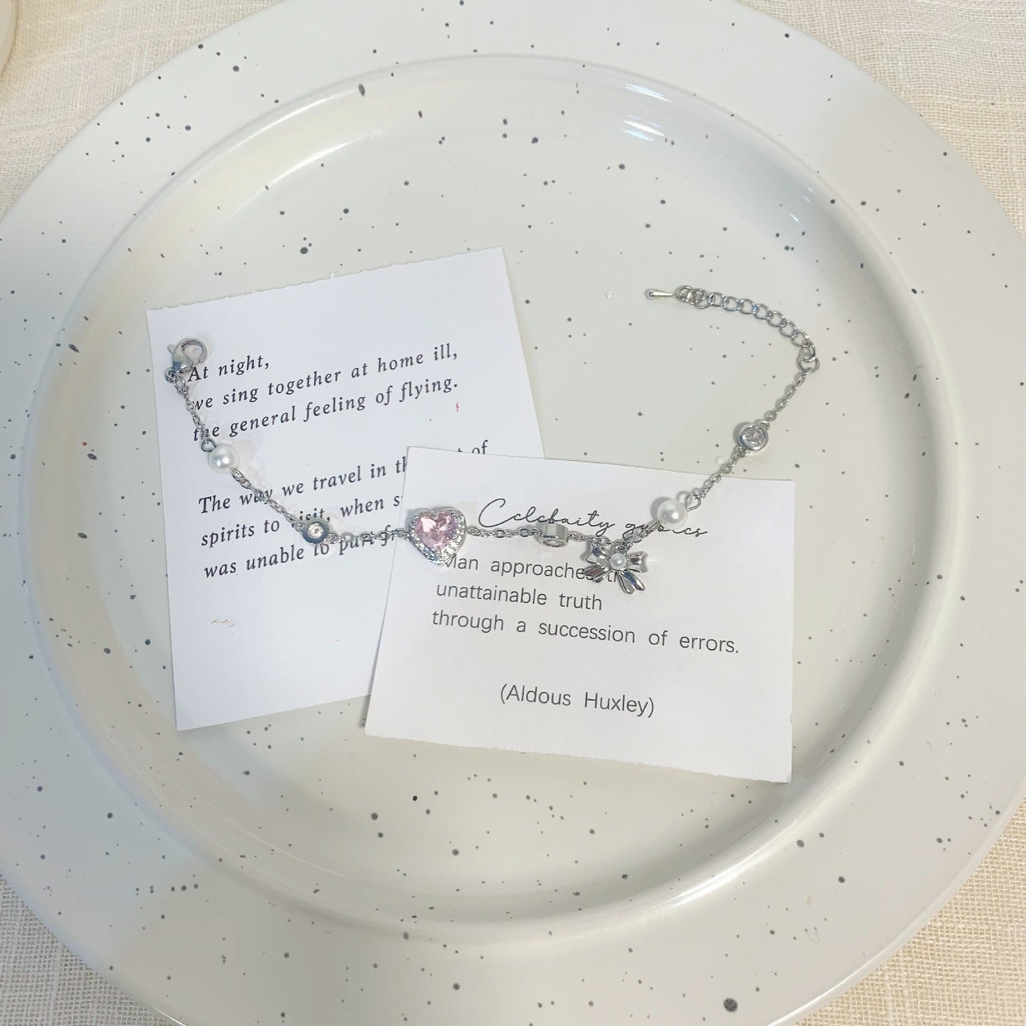 Zircon Pearl Female Light Luxury Minority Bracelets