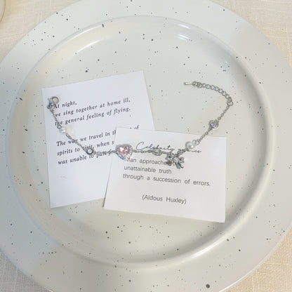 Zircon Pearl Female Light Luxury Minority Bracelets