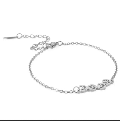 Titanium Steel Cat's Paw Girlfriends Summer Bracelets