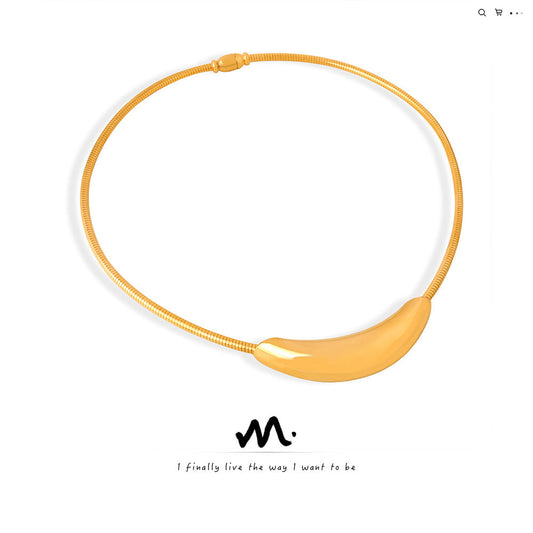 High-grade Simple And Light Luxury Style Design Personality Necklaces