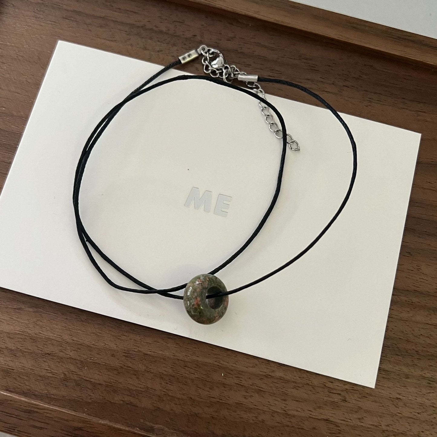 Black Rope Fashion Commuter Geometric Clavicle Chain Necklaces