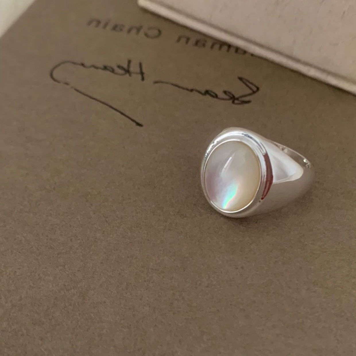 And Personalized Opal Metal Suit Female Rings