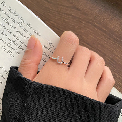 Personalized Cold Style Hand Jewelry Female Opening Rings