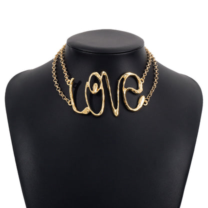 Punk Hip Hop Style Fashion Exaggerated Necklaces
