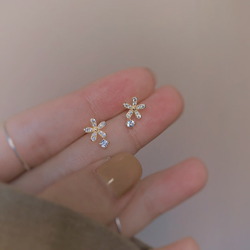 Flower Female Summer Niche Design Sense Rings