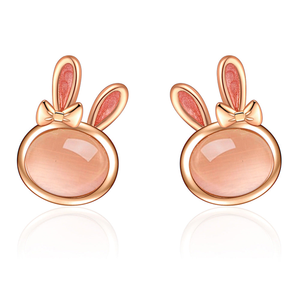 Special Interest Light Luxury Ear Bunny Simple Earrings