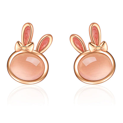 Special Interest Light Luxury Ear Bunny Simple Earrings