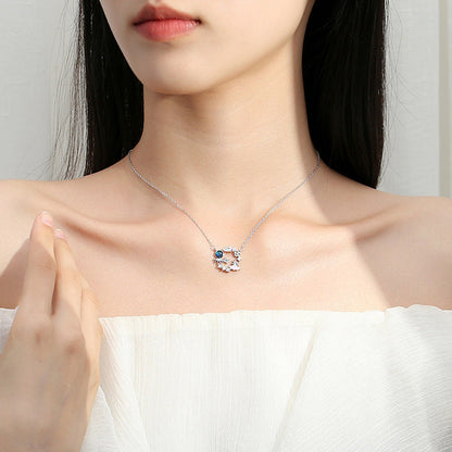 Female Korean Dopamine Ornament Octopus You Quilt Necklaces