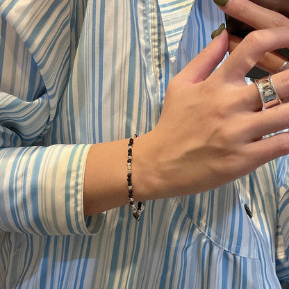 Crystal Stitching Small Pieces Of Sier High-grade Necklaces