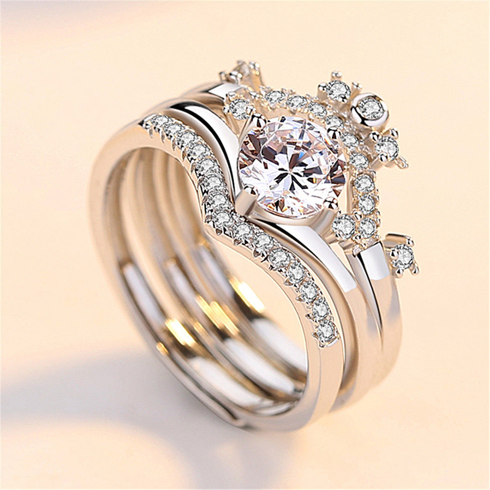 Crown Couple One Style For Korean Rings