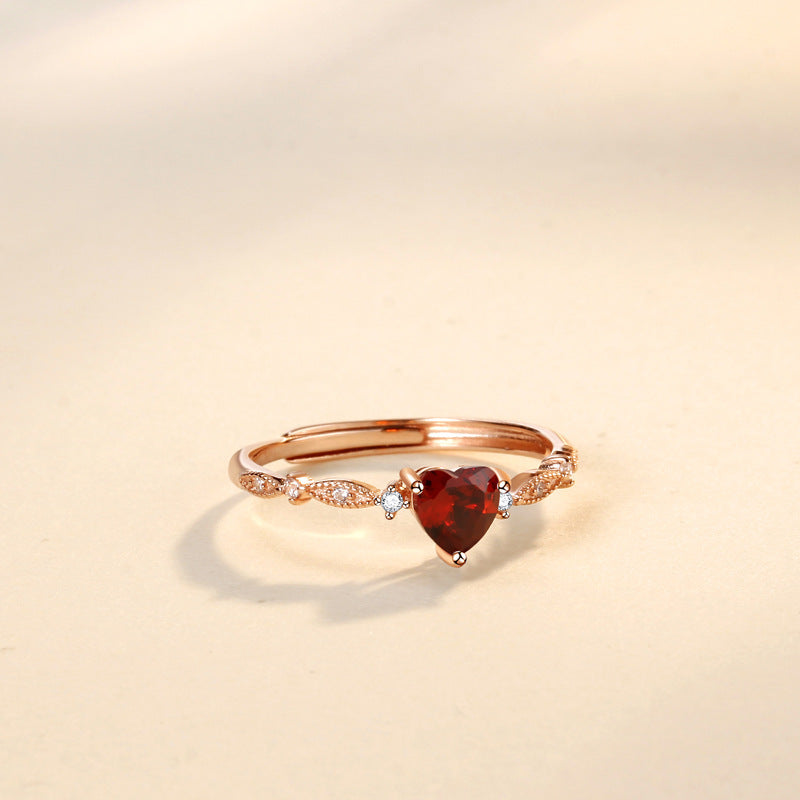 Women's Sier Korean Style Personalized Minority Design Sense Simple Rings