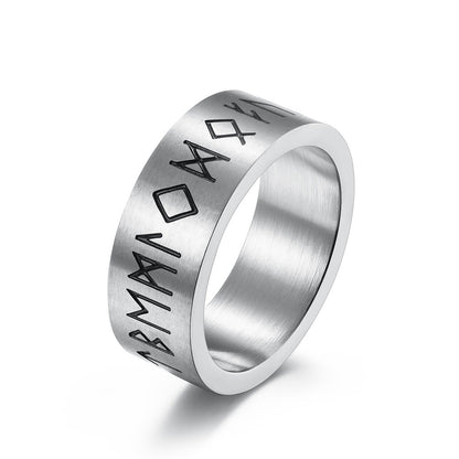 Women's & Men's & Ornament Viking Force Laboratories Vikings Text Rings