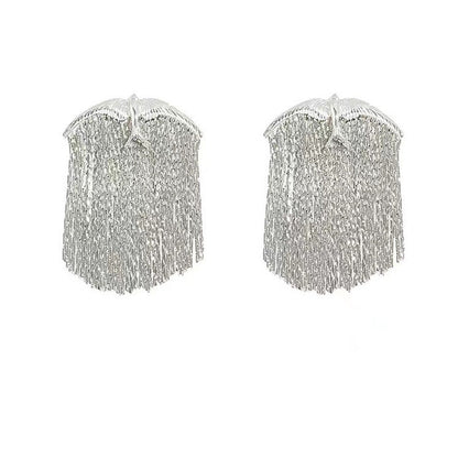 High-grade Swallow Three-dimensional Flying Bird Tassel Earrings