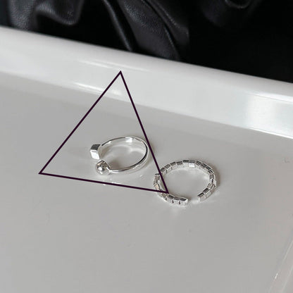 Cut Small Stone Female Fashion Simple Daily Rings