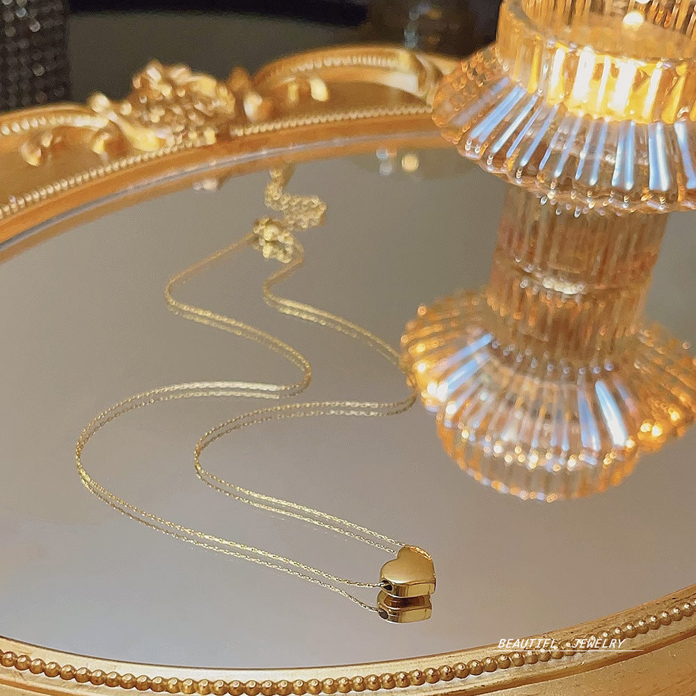 Style Love Titanium Steel Colorfast Sweater Necklaces