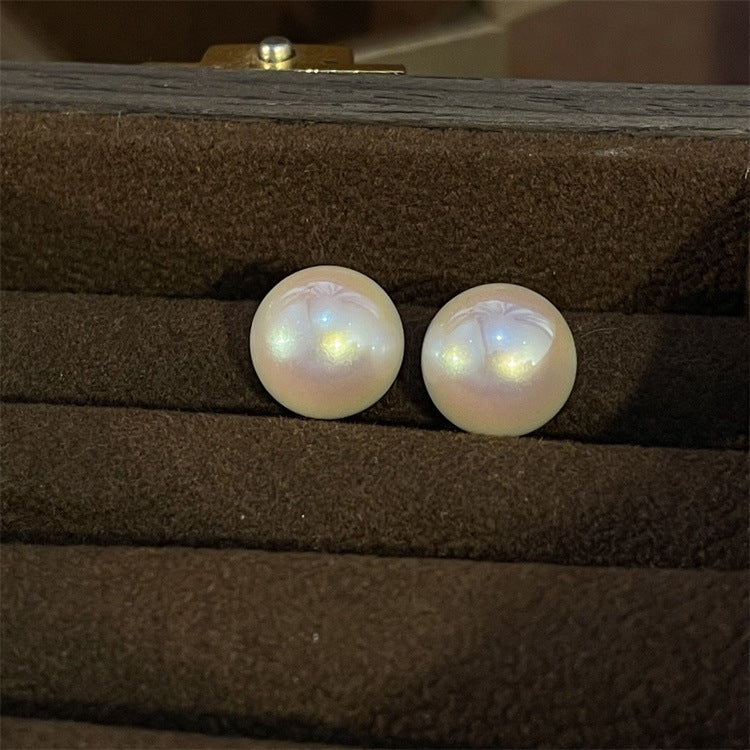Dazzling Pearl Mosquito Coil Ear Clip Earrings