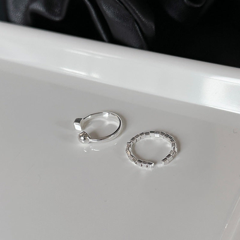 Cut Small Stone Female Fashion Simple Daily Rings