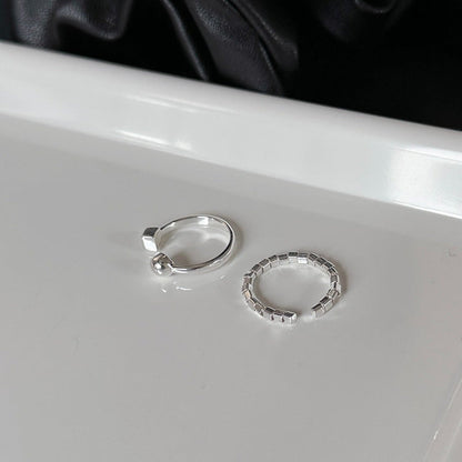 Cut Small Stone Female Fashion Simple Daily Rings