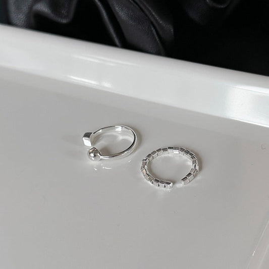 Cut Small Stone Female Fashion Simple Daily Rings