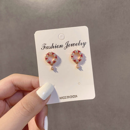 Female Simple Graceful Metal Quality Street Earrings