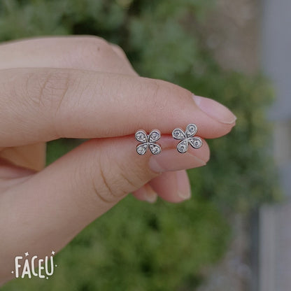 Women's Summer Ear Plastic Auricular Needle Mini Earrings