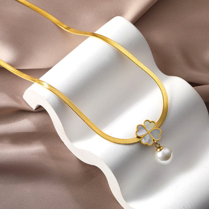 Furnace Electroplating Colorful Heart Love Female Necklaces