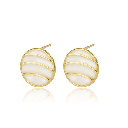 Women's Retro Sterling Sier Round Hollow Fritillary Rings