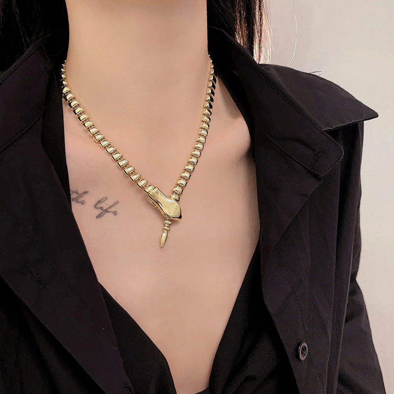 Sister-in-law Niche Gold Snake Female Clavicle Necklaces