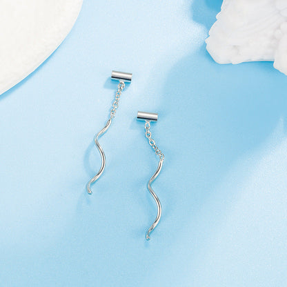 Women's Wave Simple Ear Line Cold Trendy Rings