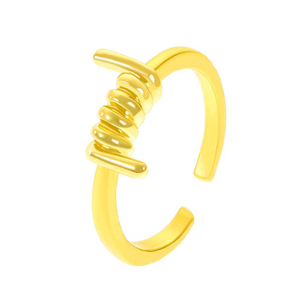 Simple Knot Fashion Creative Alloy Geometric Rings