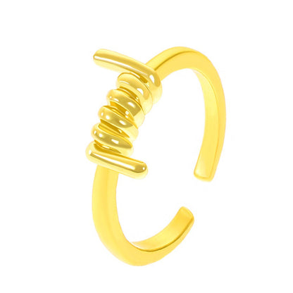 Simple Knot Fashion Creative Alloy Geometric Rings