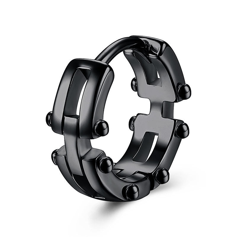 Men's Geometric Ear Fashion Hip Hop Accessories Earrings