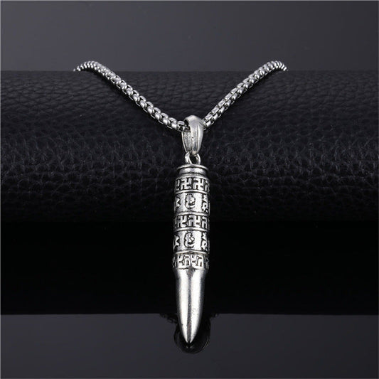 Women's & Men's Creative Alloy Type Bullet Pendant Fashion And Necklaces