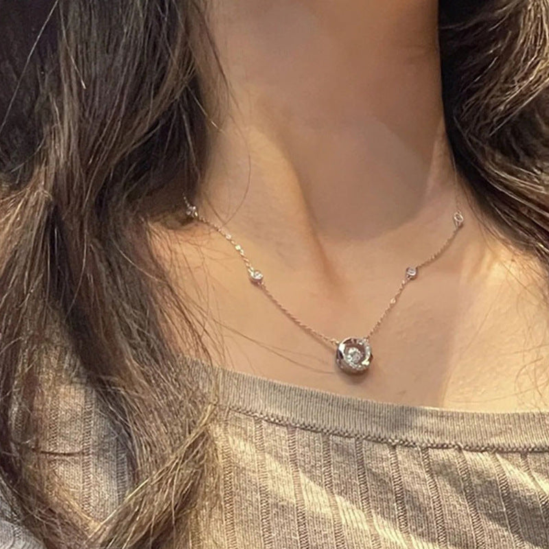 Women's Mobius Strip Sterling Sier For Light Necklaces