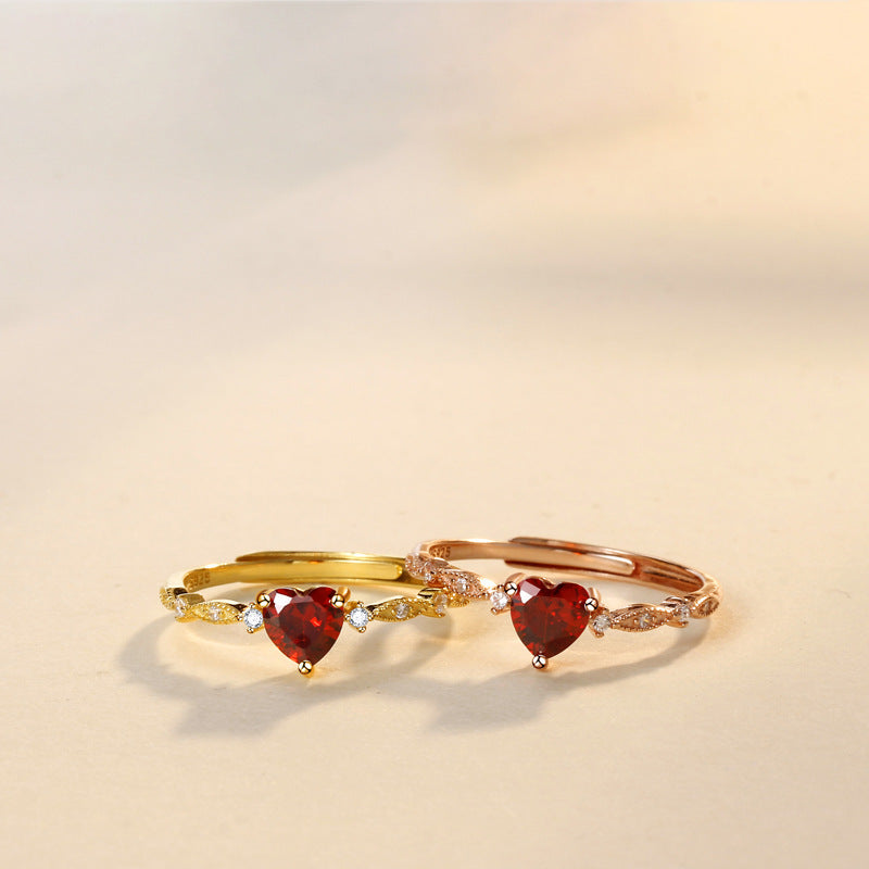 Women's Sier Korean Style Personalized Minority Design Sense Simple Rings