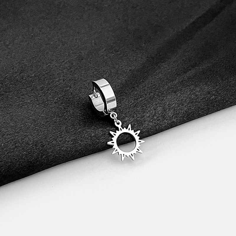 And Compact Love Stainless Steel Ear Clip Earrings