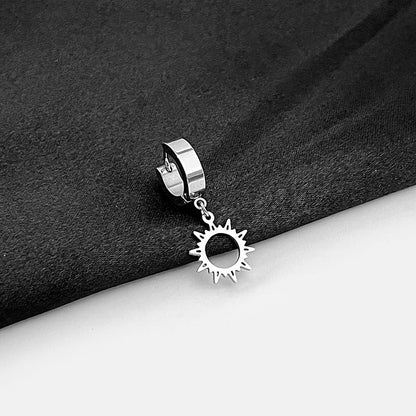 And Compact Love Stainless Steel Ear Clip Earrings