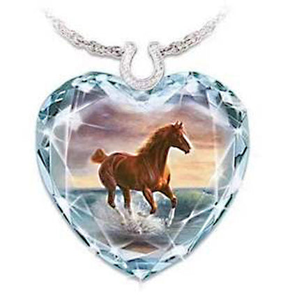 Crystal Peach Heart Pendant Series Simple Necklaces