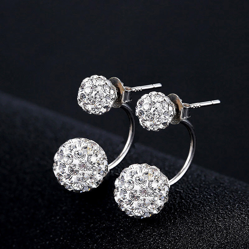 Live Streaming On Rhinestone Elegant Female Earrings