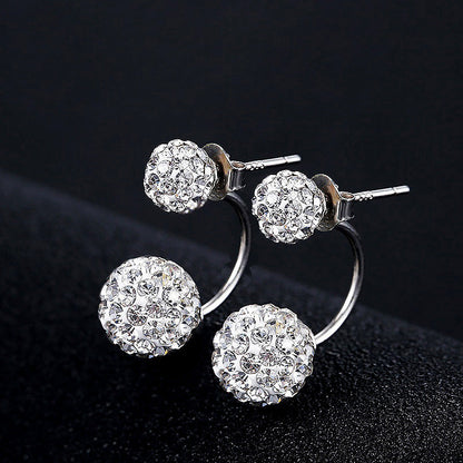 Live Streaming On Rhinestone Elegant Female Earrings