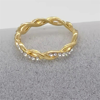 Creative Classy Unique Versatile Ornament Twist Rings