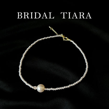 Korean Style Super Fairy Clavicle Chain Vintage Bridal Pearl Necklaces