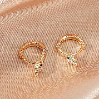 Women's Retro Creative Snake Fashion Personality Punk Rings