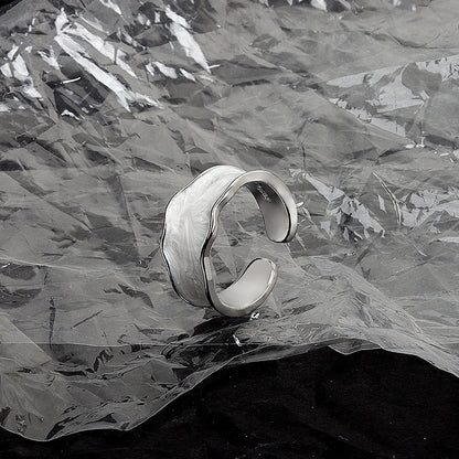 Glazed Resin Female Personality Simple Cold Rings