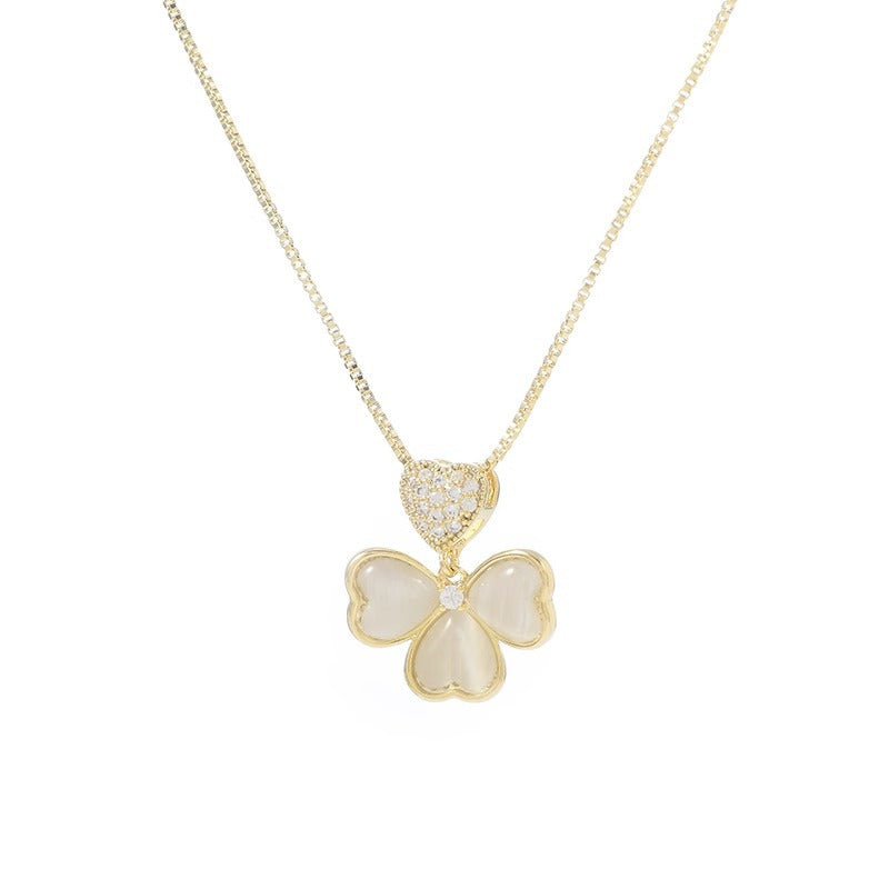 Women's Micro Inlaid Zircon Temperament Clavicle Chain Necklaces