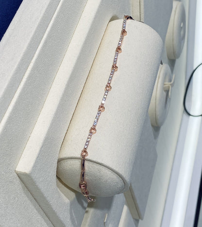 Jewelry Gold-plated Heart-shaped Minimalist Design Cold Bracelets